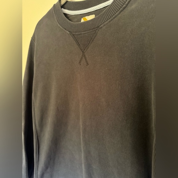 Tracksmith Trackhouse Crewneck Sweatshirt Black Gray Size Small EUC - Picture 8 of 10